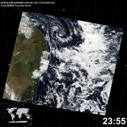 Level 1B Image at: 2355 UTC