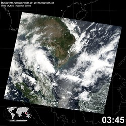 Level 1B Image at: 0345 UTC