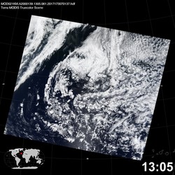 Level 1B Image at: 1305 UTC