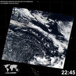 Level 1B Image at: 2245 UTC