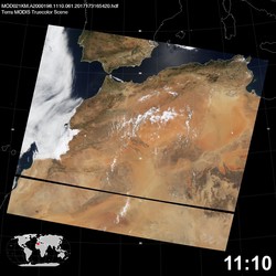 Level 1B Image at: 1110 UTC