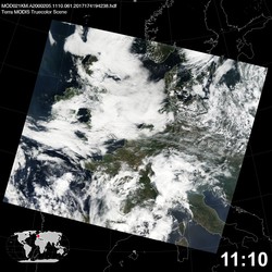 Level 1B Image at: 1110 UTC