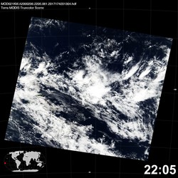 Level 1B Image at: 2205 UTC