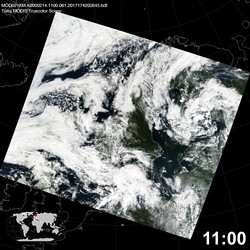 Level 1B Image at: 1100 UTC