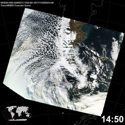 Level 1B Image at: 1450 UTC