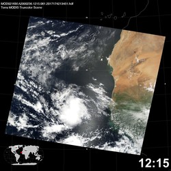 Level 1B Image at: 1215 UTC