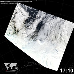 Level 1B Image at: 1710 UTC