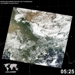 Level 1B Image at: 0525 UTC