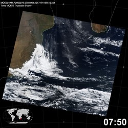 Level 1B Image at: 0750 UTC