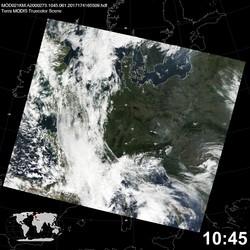 Level 1B Image at: 1045 UTC