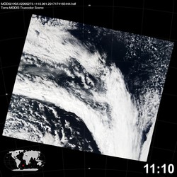 Level 1B Image at: 1110 UTC