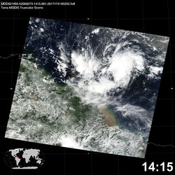 Level 1B Image at: 1415 UTC