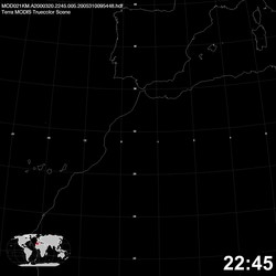 Level 1B Image at: 2245 UTC