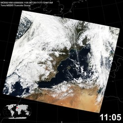 Level 1B Image at: 1105 UTC