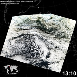 Level 1B Image at: 1310 UTC