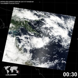 Level 1B Image at: 0030 UTC