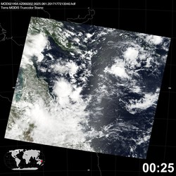 Level 1B Image at: 0025 UTC