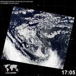 Level 1B Image at: 1705 UTC