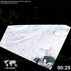 Level 1B Image at: 0025 UTC