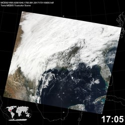 Level 1B Image at: 1705 UTC