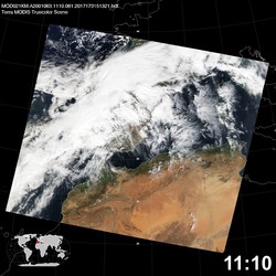 Level 1B Image at: 1110 UTC