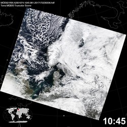 Level 1B Image at: 1045 UTC