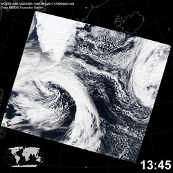 Level 1B Image at: 1345 UTC