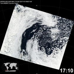 Level 1B Image at: 1710 UTC