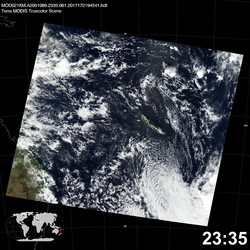 Level 1B Image at: 2335 UTC