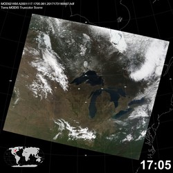 Level 1B Image at: 1705 UTC