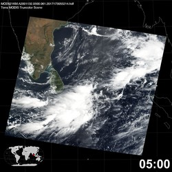 Level 1B Image at: 0500 UTC