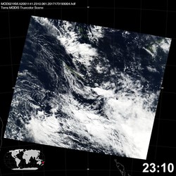 Level 1B Image at: 2310 UTC