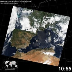 Level 1B Image at: 1055 UTC