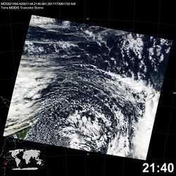 Level 1B Image at: 2140 UTC