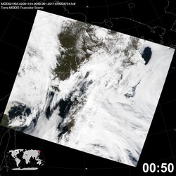 Level 1B Image at: 0050 UTC