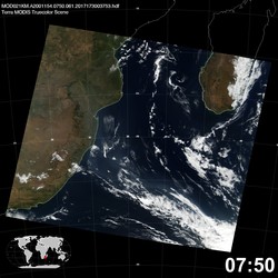 Level 1B Image at: 0750 UTC