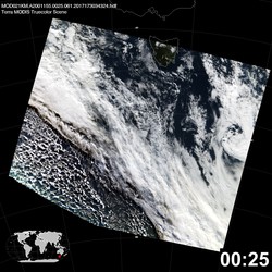 Level 1B Image at: 0025 UTC