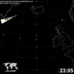 Level 1B Image at: 2305 UTC