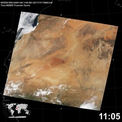 Level 1B Image at: 1105 UTC