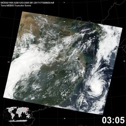 Level 1B Image at: 0305 UTC