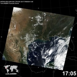 Level 1B Image at: 1705 UTC