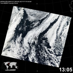 Level 1B Image at: 1305 UTC