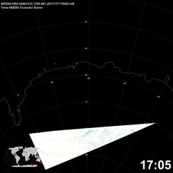 Level 1B Image at: 1705 UTC