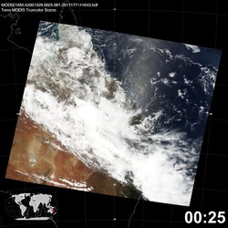 Level 1B Image at: 0025 UTC