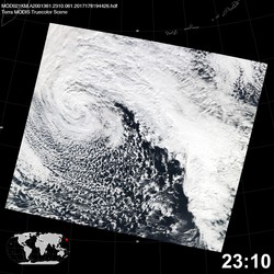 Level 1B Image at: 2310 UTC