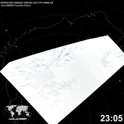 Level 1B Image at: 2305 UTC