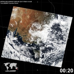 Level 1B Image at: 0020 UTC