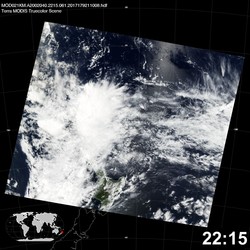 Level 1B Image at: 2215 UTC