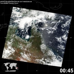 Level 1B Image at: 0045 UTC