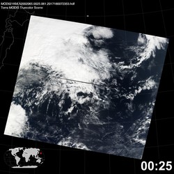 Level 1B Image at: 0025 UTC